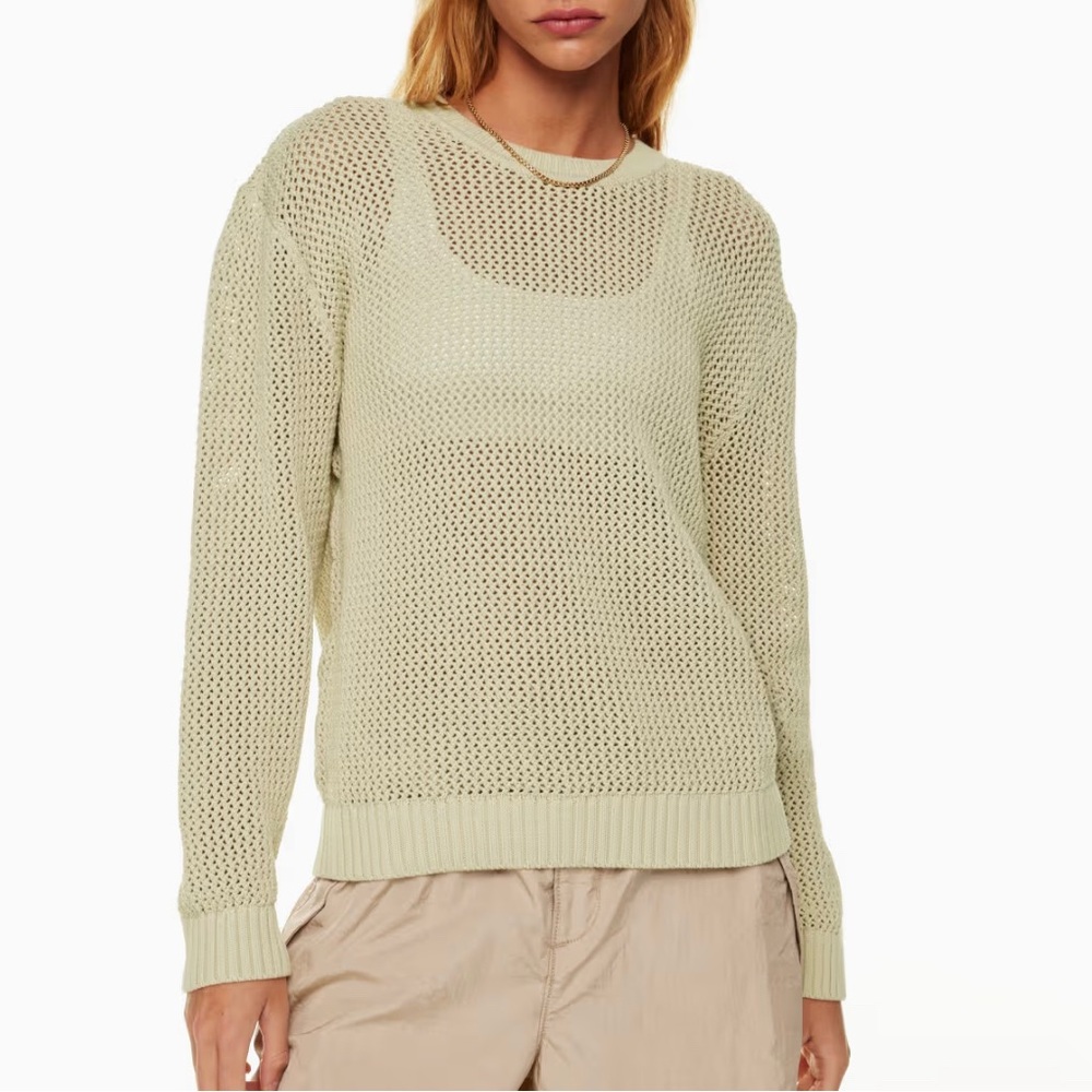 Aritzia Mesh Sweater size M